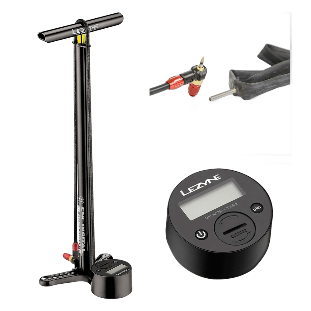 Lezyne Bomba de Mano CNC Digital Drive
