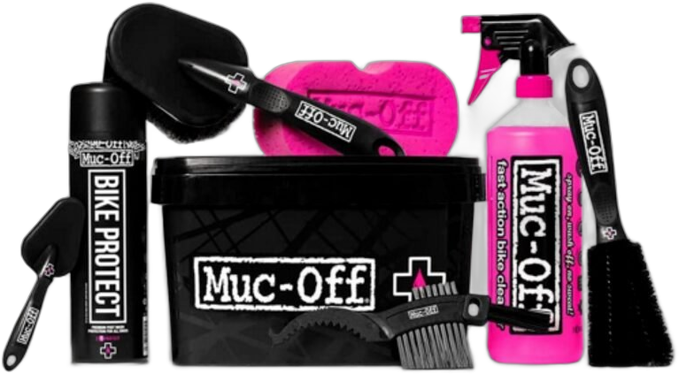 Muc-Off Kit Limpieza 8 en 1 Limpiador y Cepillos