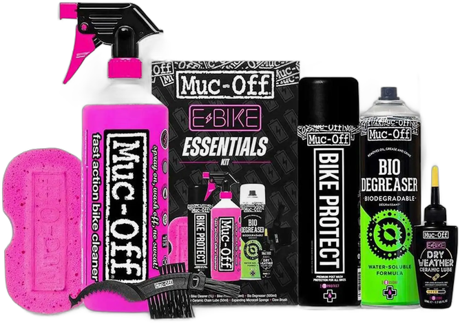 Muc-Off Kit Limpieza 8 en 1 Limpiador y Cepillos
